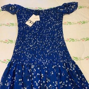 Zara summer floral print dress